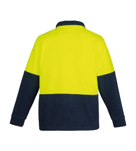 Picture of Syzmik, Unisex Hi Vis Half Zip Fleece Jumper